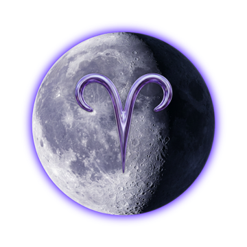 Moon in its Disseminating phase, in Aries